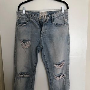 Current/Elliott light-wash boyfriend jean